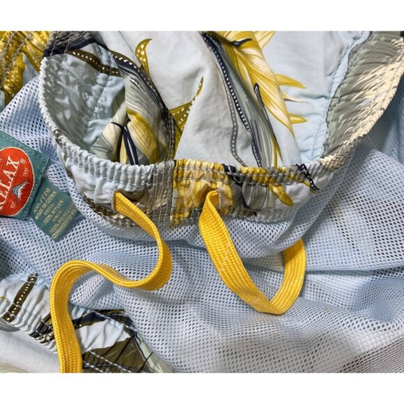 Tommy Bahama Relax Swim Trunks Botanical Blue Gold Size XXL (READ) - Picture 3 of 9